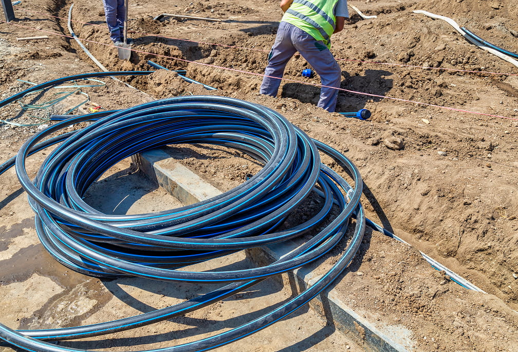 Telecommunications Cable ready for installation